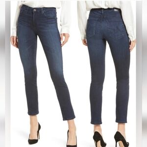 AG Jeans Prima Ankle Cigarette Leg Dark Wash Jeans Sz 27 contour 360